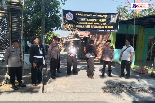 Polres Madiun Kota Lakukan Pengamanan, Kegiatan PSHT Parluh 16 Berjalan Aman