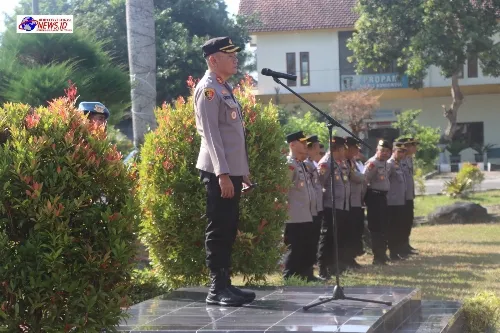 Polres Bondowoso Cek kesiapan Ranmor R2 dan R4 Dalam Ops Mantap Praja Semeru 2024