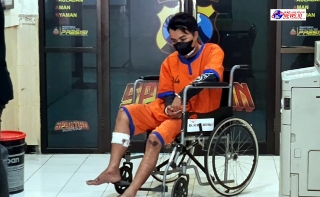 Penjual Pentol Asal Lakarsantri Dihadiahi Timah Panas Oleh Unit Reskrim Polsek Menganti