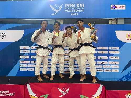 Atlet Judo Polri Sumbang Emas Untuk Provinsi Bali di Pon XXI Aceh Sumut