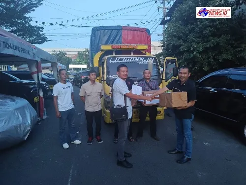 Satreskrim Polres Pelabuhan Tanjung Perak Serahkan Jutaan Batang Rokok Ilegal Ke Bea Cukai