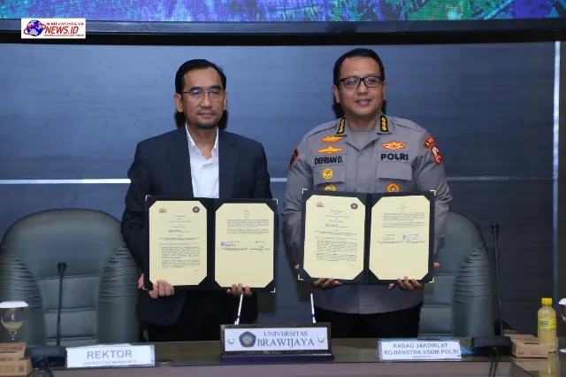 Polri dan Universitas Brawijaya Tandatangani Nota Kesepahaman Untuk Ciptakan SDM Unggul
