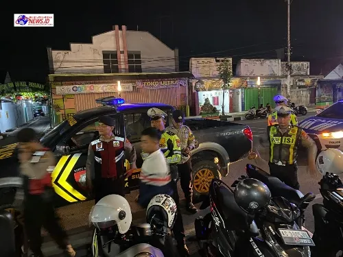 Polres Nganjuk, Cegah Tindak Kejahatan Jalanan dengan Pola Patroli SREG