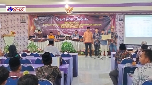 Menetapkan Jumlah DPT, KPU Menetapkan Zero PSU Pada Pilkada Sampang