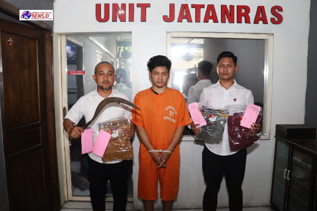 Polres Pelabuhan Tanjung Perak Berhasil Aamankan Begal Bercelurit Yang Viral di Medsos