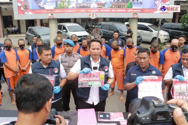 Operasi Tumpas Narkoba Semeru 2024, Polres Jombang Berhasil Amankan 30 Orang Diduga Pengedar dan Bandar