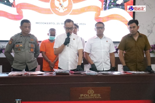 Polres Mojokerto Kota Amankan Terduga Pelaku Pencabulan Anak