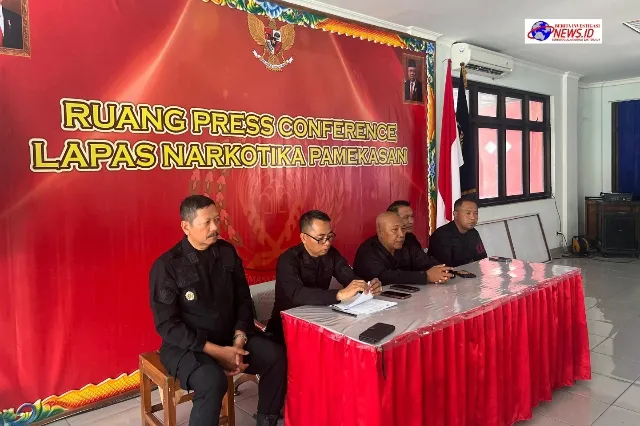Lapas Narkotika Kelas IIA Pamekasan Kanwil Kemenkumham Jatim Gelar Konferensi Pers Terkait Isu Viral Yang Menghebohkan Publik