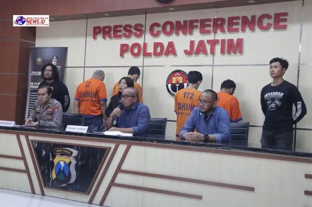 Polda Jatim Berhasil Ungkap Kasus Pencurian Baterai Tower Milik Provider, 4 Tersangka Diamankan