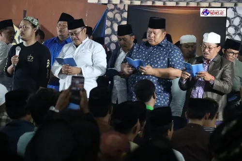 Cooling System Jelang Pilkada 2024, Polres Pamekasan Hadir di Acara Ngopi Ngaji Trotoar Lentera Katandur