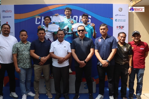 Kapolres Tulungagung Hadiri Pembukaan Turnamen Renang Se-Jawa Timur Vidia Tirta CUP 2024