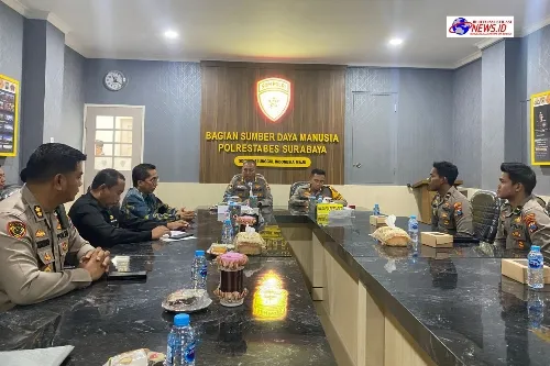 Puslitbang Polri Gelar Penelitian di Polrestabes Surabaya : Evaluasi Website dan Peralatan Rekrutmen Untuk Wujudkan SDM Unggul