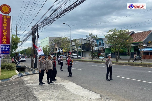 Polres Jember Lakukan Giat Pengamanan Kunjungan Ketum PSI Kaesang Pangarep Untuk Beri Dukungan Terhadap Paslon Cabup dan Cawabup Gus Fawaid - Djoko Suyanto