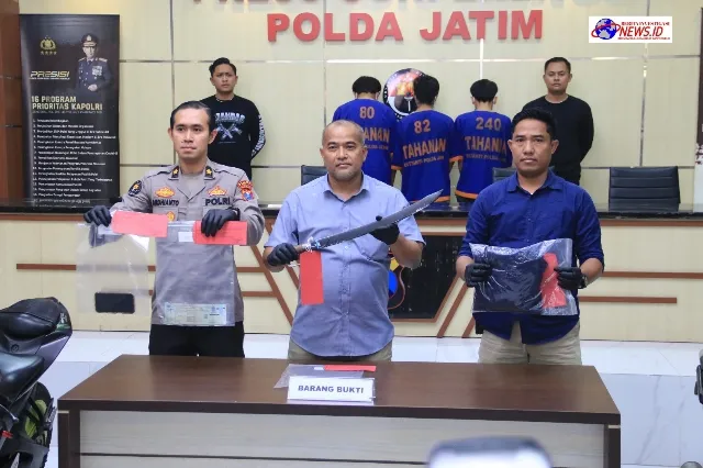 Polda Jatim Amankan Tiga Remaja Diduga Komplotan Begal Asal Pasuruan