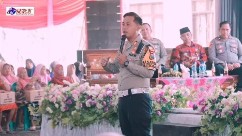 Peduli Pendidikan, Polres Jember Beri Bantuan Untuk Ratusan Pelajar di Ruwatan Lantas