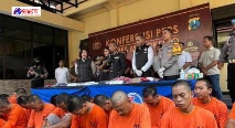 Polres Mojokerto Berhasil Bekuk 20 Tersangka Pengedar Narkoba Selama Operasi Tumpas Semeru 2024