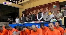 Polres Mojokerto Berhasil Bekuk 20 Tersangka Pengedar Narkoba Selama Operasi Tumpas Semeru 2024