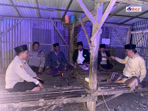 Patroli Malam, Polres Bangkalan Antisipasi Aksi Teror Pelemparan Batu