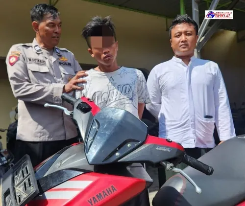 Gerak Cepat Polsek Kenjeran Amankan Pelaku Curanmor Dari Amukan Warga