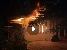 Rumah Ludes Dilalap Api di Tingang Ujung Kota Palangka Raya Kalteng