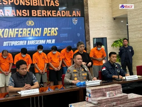 Polri Bongkar Sindikat Judi Online Yang Dikendalikan Warga Negara Asing, Perputaran Uang Capai Rp 685 M