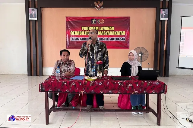 Lapas Narkotika Kelas IIA Pamekasan Kanwil Kemenkumham Jatim Gelar Penyuluhan Hukum dan Wawasan Kebangsaan Kepada Warga Binaan