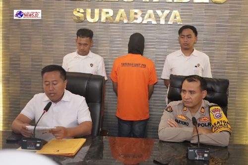 Polisi Amankan Tersangka Pelecehan Dua Siswi SMP di Surabaya