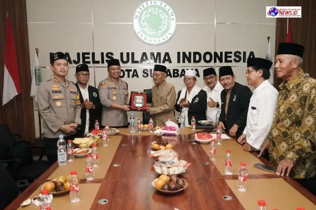 Cooling System Hadapi Pilkada 2024 Kapolrestabes Surabaya Silaturahmi ke Tokoh Agama