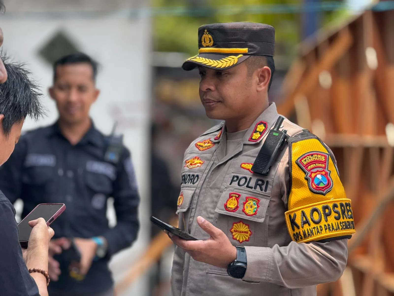 Kapolres Sampang Mengapresiasi Mahasiswa dan Masyarakat Dalam Menjaga Kondusifitas Pilkada 2024