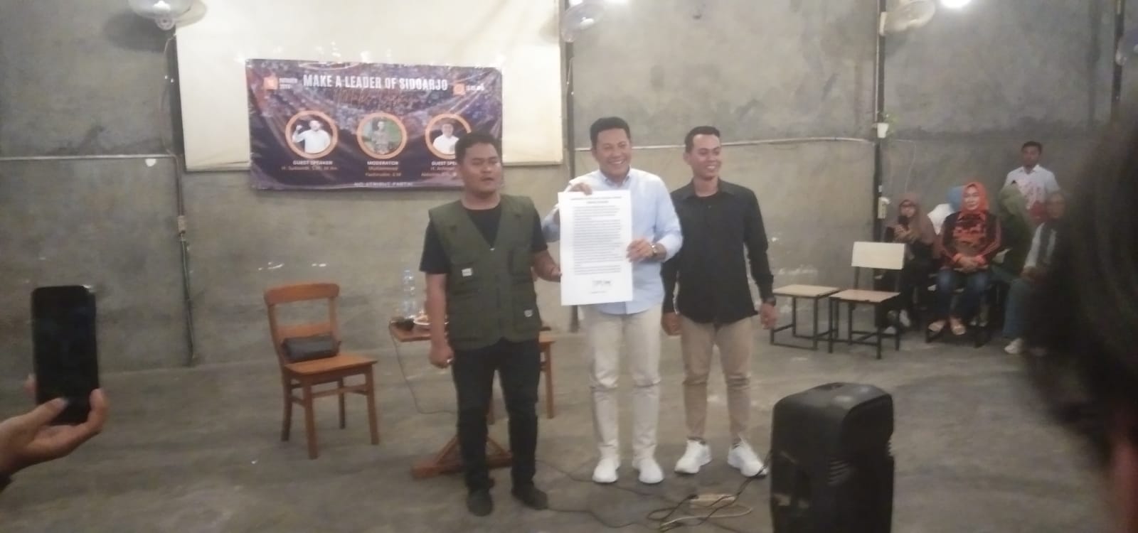 Calon Bupati Subandi Ajak Pemuda Sidoarjo Bangun Deso Noto Kutho