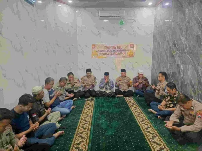 Pengamanan Pilkada Serentak, Personel Polsek Krembung Dibekali Nilai Rohani