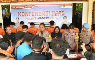 Polres Madiun Kota Berhasil Ungkap Kasus Judol dan TPPO, Wujudkan Asta Cita Presiden RI