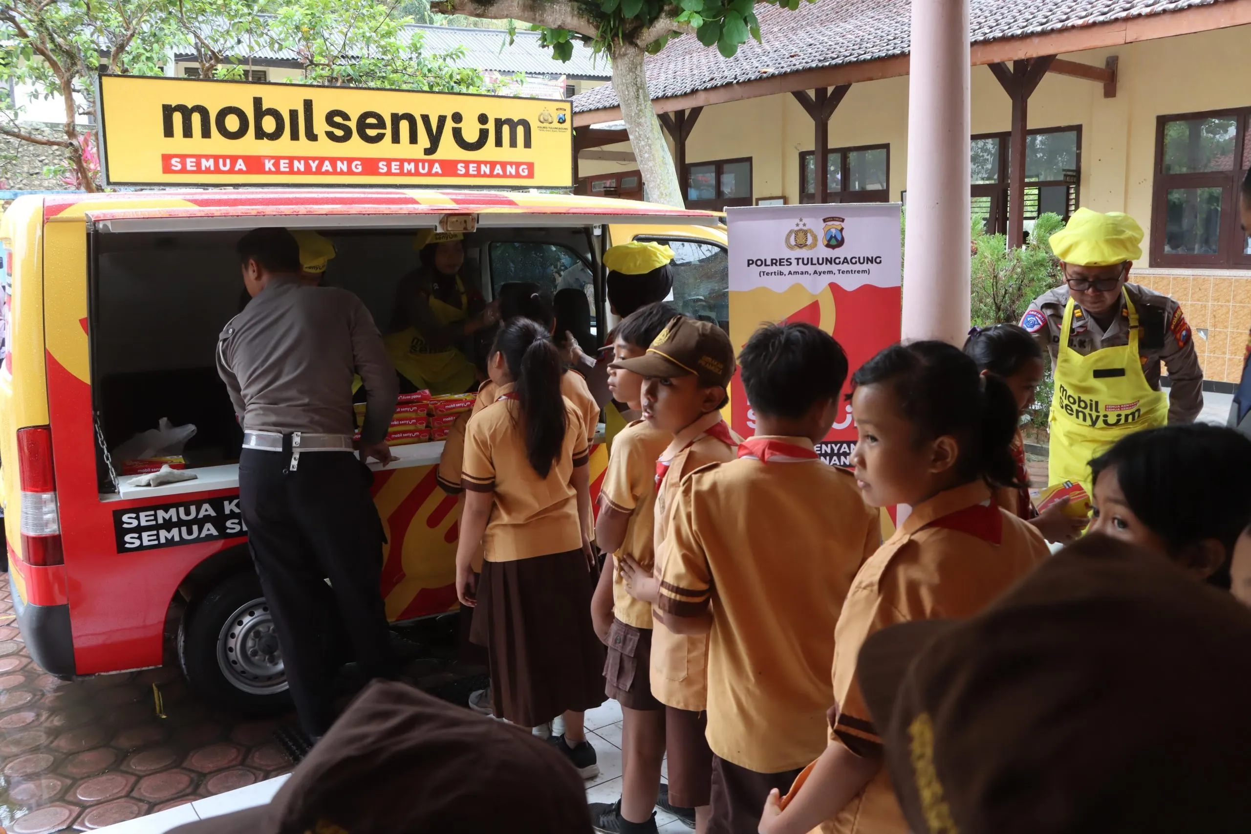 Luncurkan Mobil Senyum, Polres Tulungagung dan HIPMI Tulungagung Siap Mendukung Program Makan Bergizi Gratis