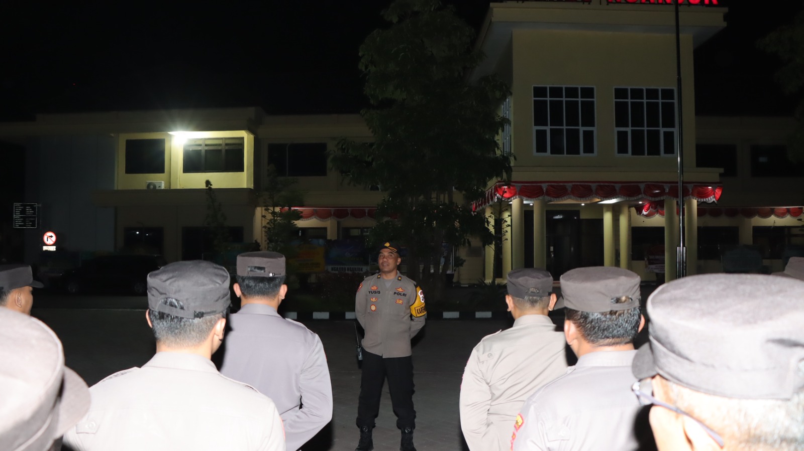 Polres Nganjuk Gelar Patroli Skala Besar, Antisipasi Kejahatan Jalanan di Akhir Pekan