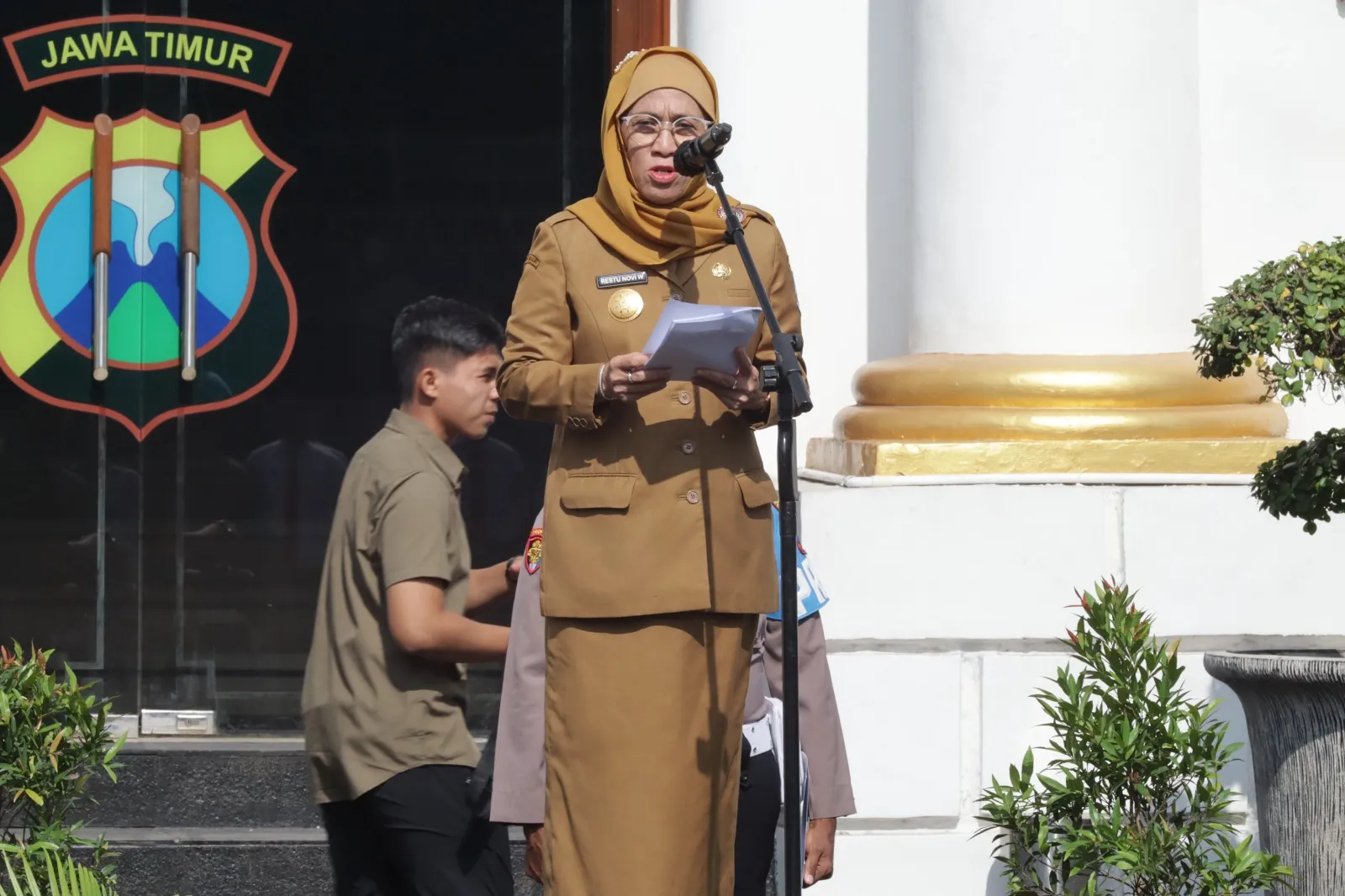 Antisipasi Bencana Hidrometeorologi, Polrestabes Surabaya Gelar Apel Kesiapsiagaan