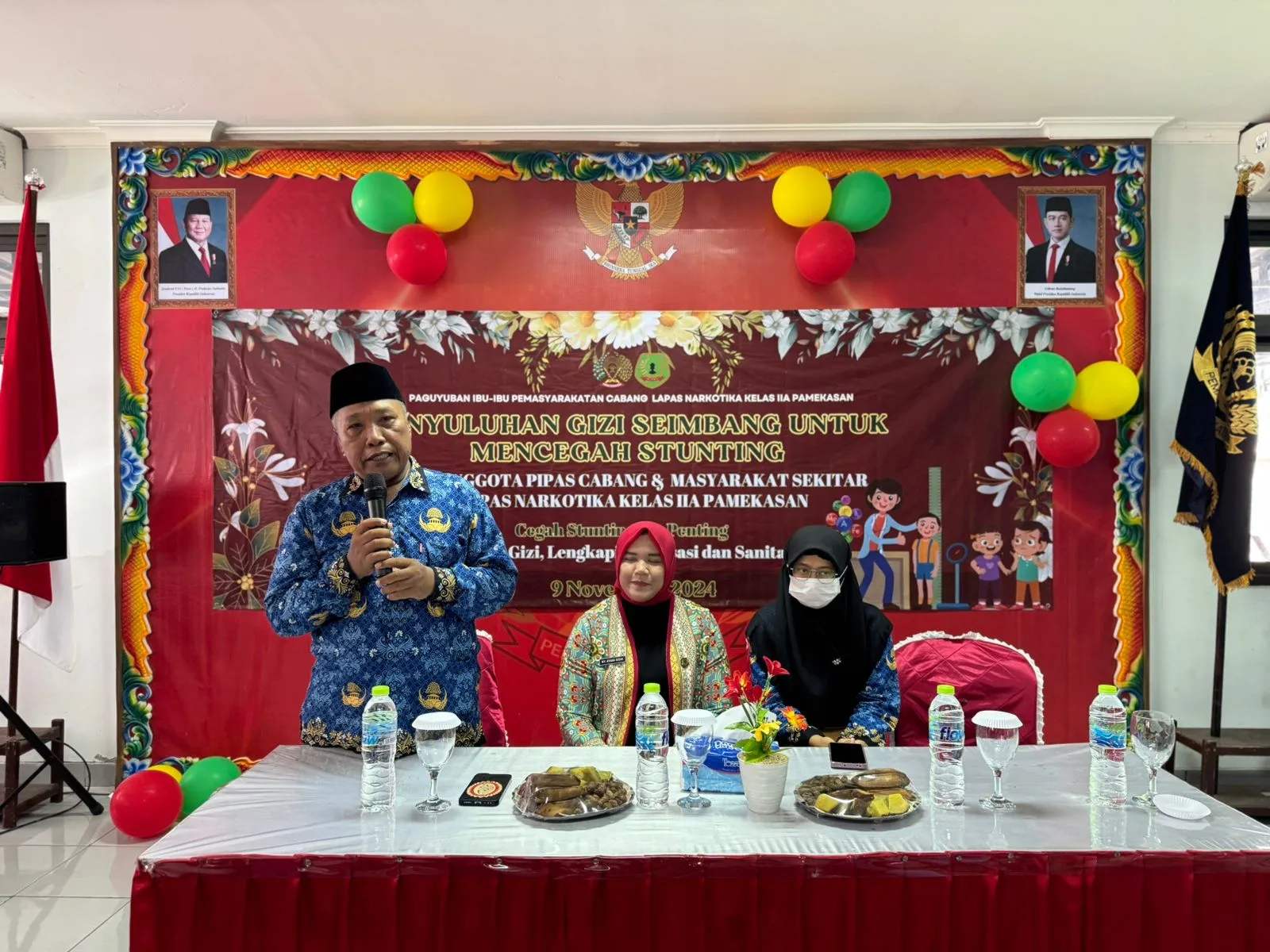 Lapas Narkotika Kelas IIA Pamekasan Kanwil Kementerian Imigrasi dan Pemasyarakatan Jatim Gelar Penyuluhan Gizi Seimbang Untuk Cegah Stunting