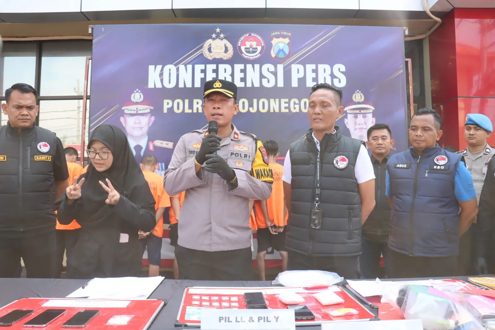 Polres Bojonegoro Berhasil Ungkap Jaringan Peredaran Narkoba, 13 Tersangka Diamankan