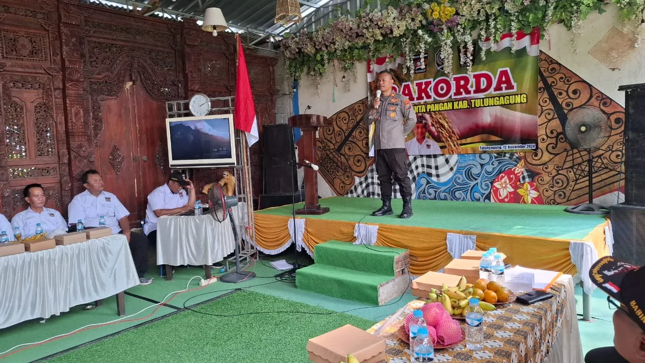 Kapolsek Gondang Hadiri Pelantikan Pengurus Genta Pangan Kabupaten Tulungagung