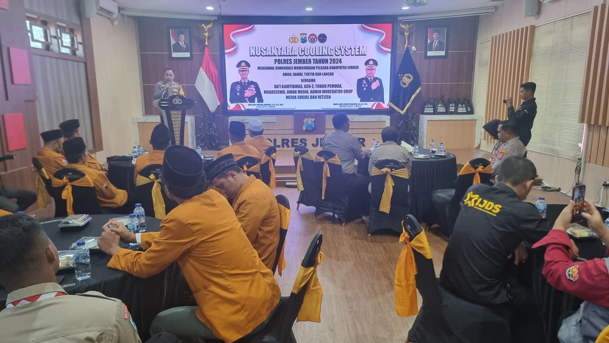 Dengan Cooling System, Polres Jember Kawal Demokrasi Menuju Pilkada 2024 Yang Aman dan Damai
