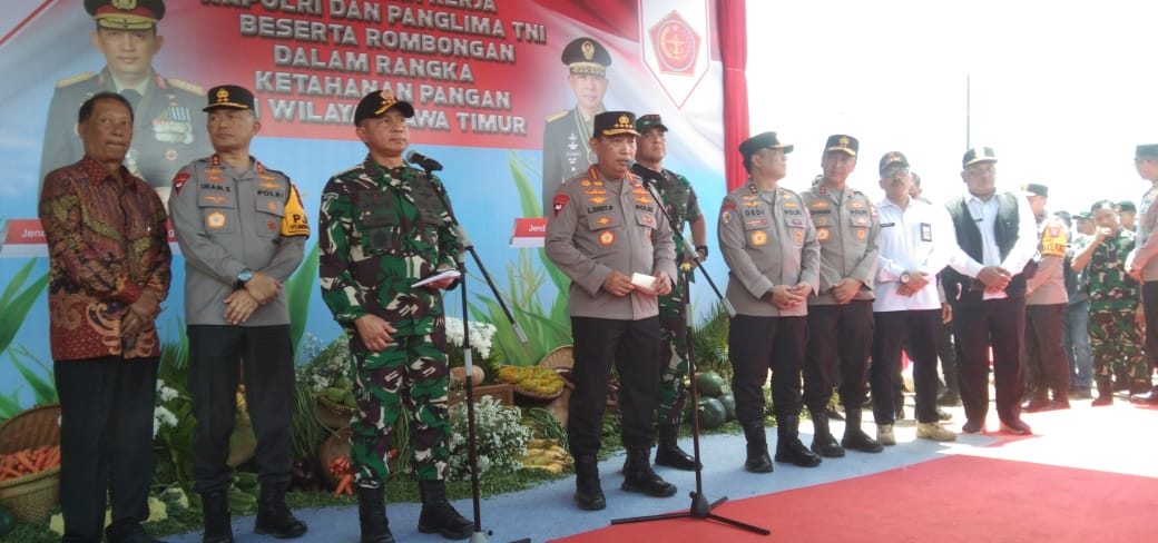 Kapolri Luncurkan Gugus Tugas Polri Ketahanan Pangan Secara Serentak