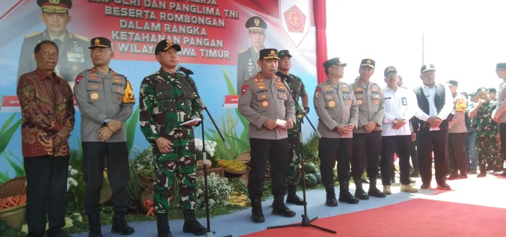 Kapolri Luncurkan Gugus Tugas Polri Ketahanan Pangan Secara Serentak