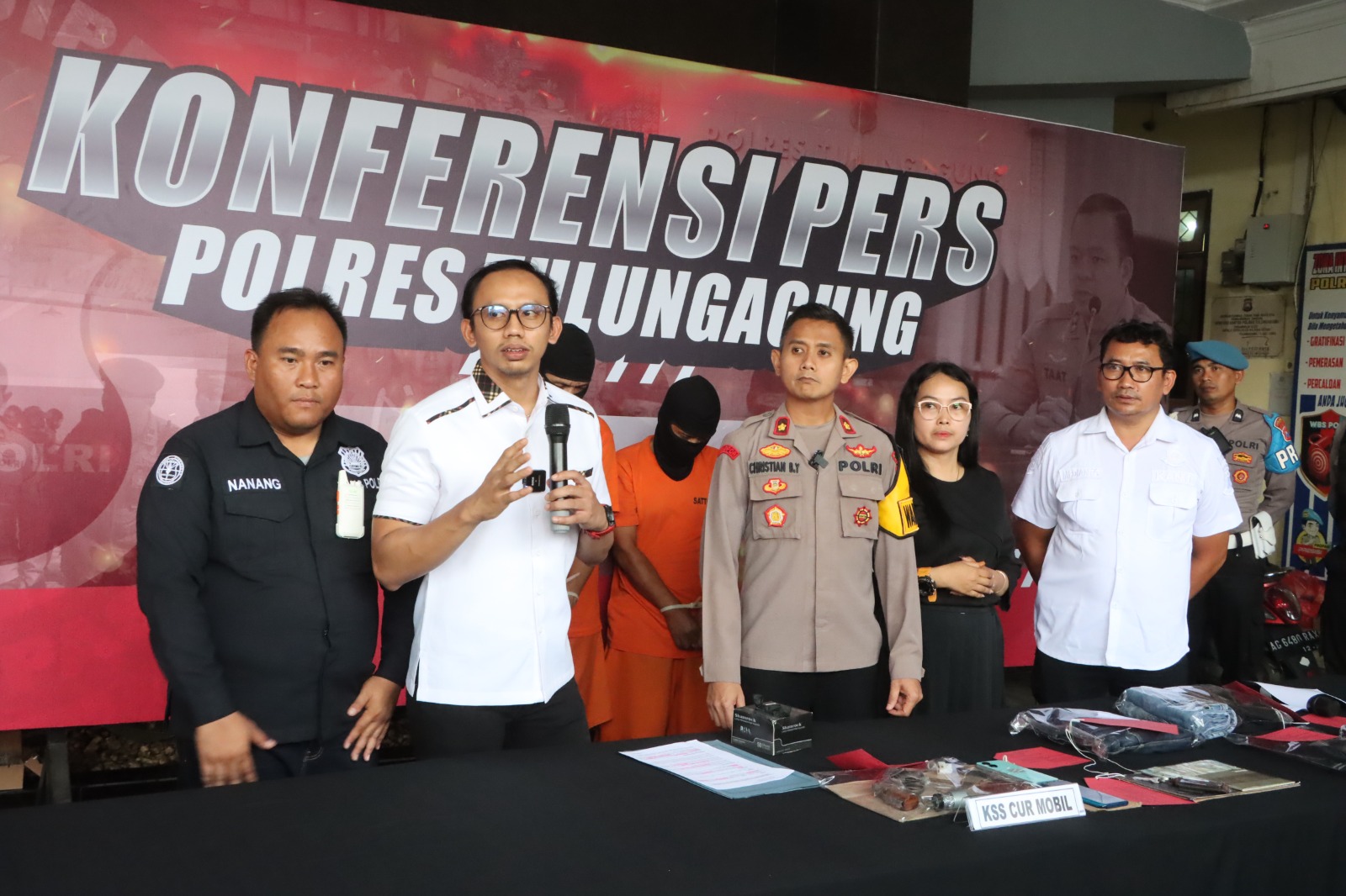 Polres Tulungagung Berhasil Tangkap Pelaku Pencurian Mobil Pick-Up Jaringan Antar Provinsi