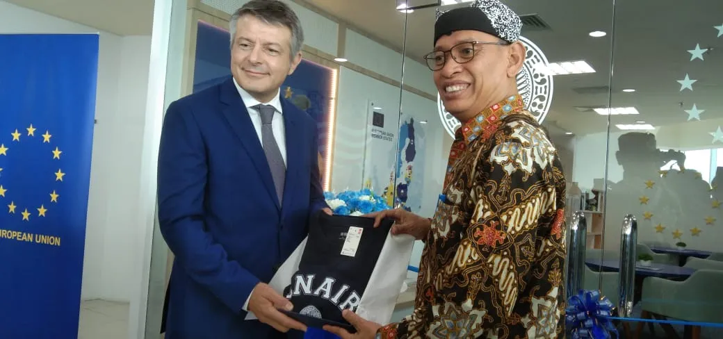 Uni Eropa dan UNAIR Tanda Tangani Noktah Kesepakatan (MOU), Tetapkan Kerangka Kerja dan Kolaborasi