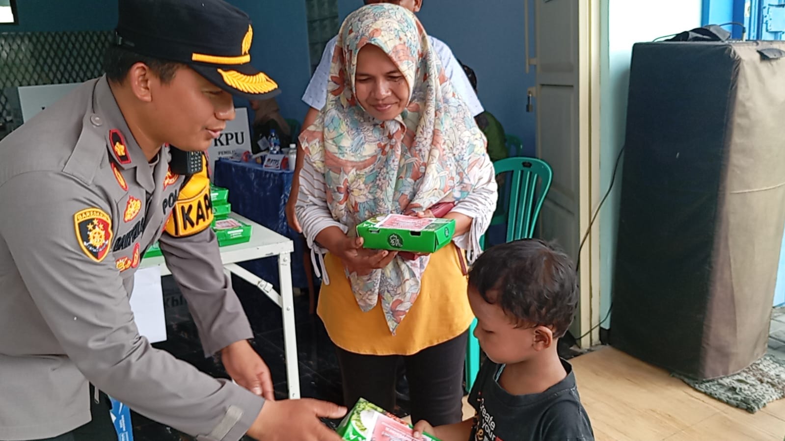 Tarik Animo Warga Datang ke TPS, Polresta Sidoarjo Siapkan Makan Gratis