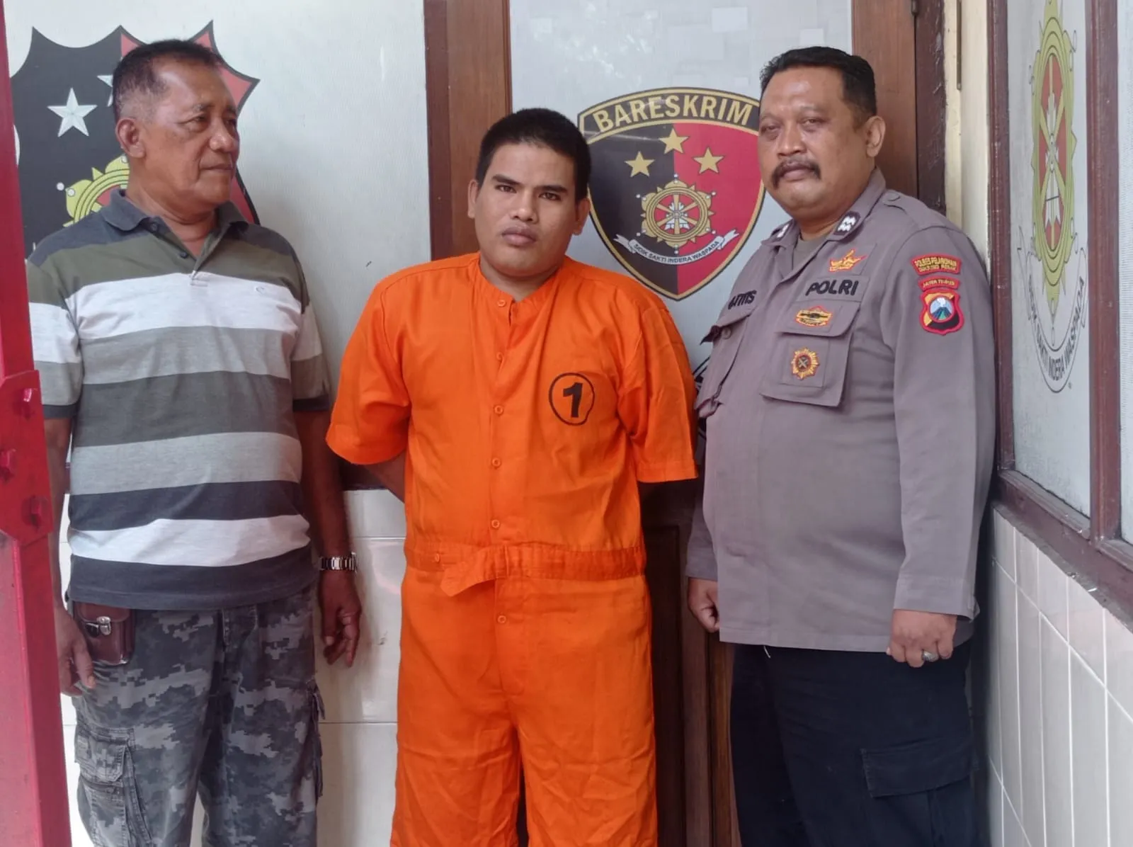 Polsek Semampir Amankan Seorang Residivis Pencurian Lempengan Plat Besi, Aksi Nekat Terungkap Berkat Rekaman CCTV