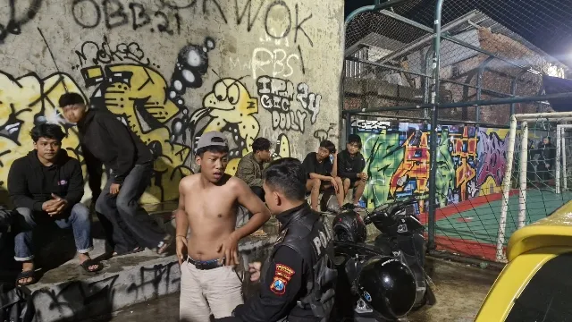 Team JOGOBOYO Amankan 13 Remaja Terlibat Tawuran Bawa Sajam