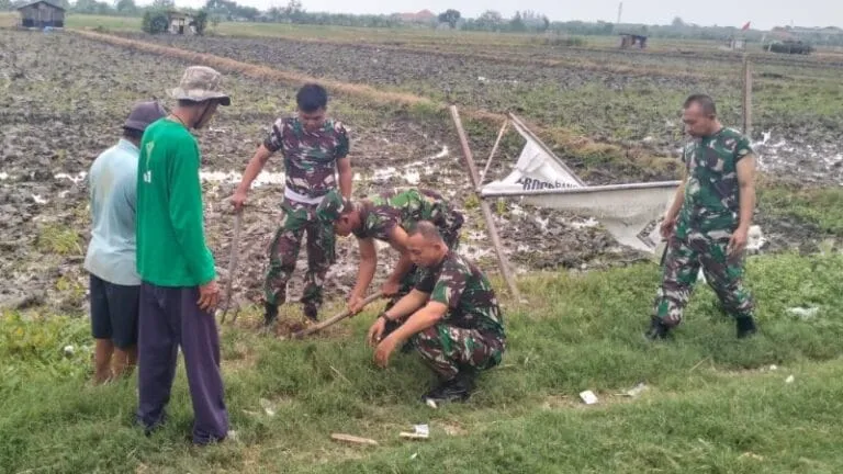 Dukung Program KASAD, Babinsa Koramil Tambaksari Siapkan Lahan Untuk Penanaman Pohon Keras