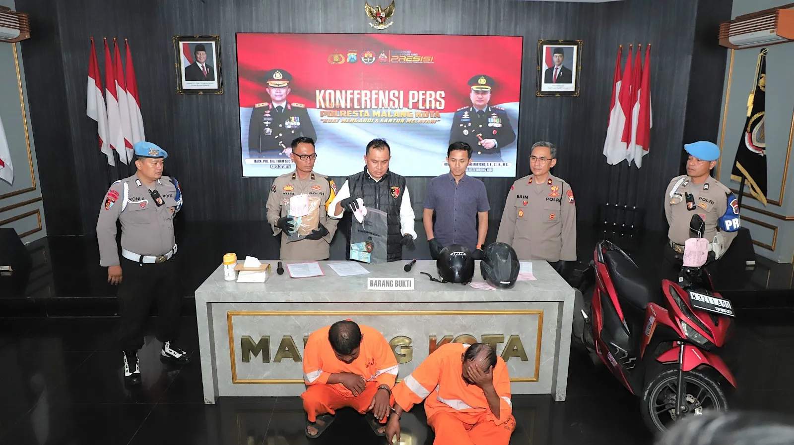 Gerak Cepat Polresta Malang Kota Berhasil Tangkap Dua Jambret Dengan Kekerasan Yang Viral di Medsos