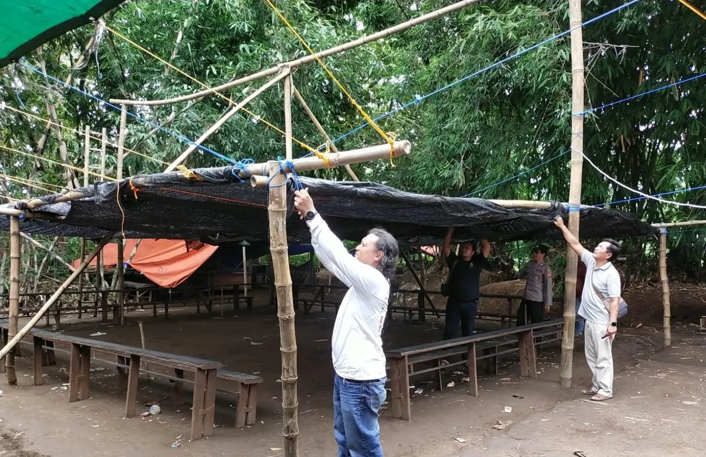 Polres Nganjuk Gerebek Tiga Lokasi Diduga Arena Sabung Ayam