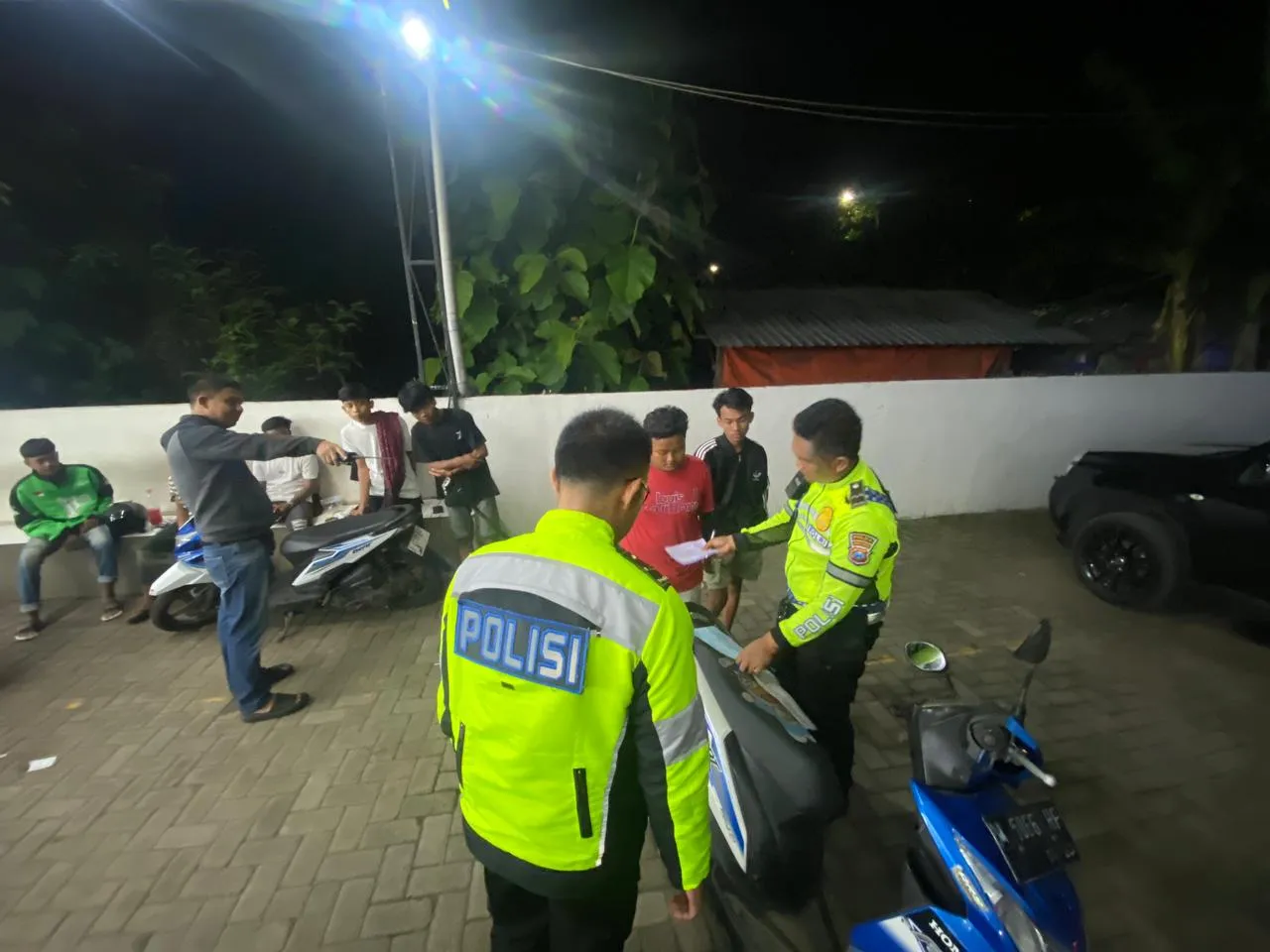 Patroli Pasca Pilkada 2024, Satlantas Polres Bangkalan Amankan 16 R2 Dari Aksi Balap Liar